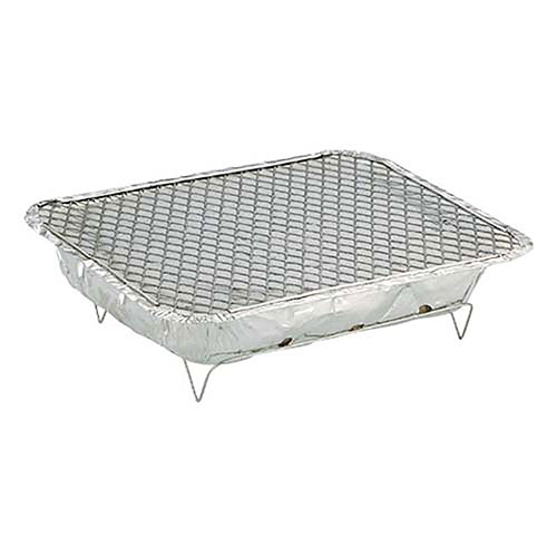 レビューを書いて　緑花堂5％OFFクーポンGET！レビューを書いたらメールでお知らせくださいね キャプテンスタッグ インスタントグリドル ASNM-6463|雑貨・ホビー・インテリア 雑貨 アウトドア雑貨 手軽にバーベキューが楽しめるのでお花見や行楽に最適です。お手軽に使えて便利! 1.商品を箱から出して、付属のスタンドをセットして、本体を上にのせてセット完了。 2.白い着火紙に火を点火、燃料に火が点火するのを待つだけです。 付属品 本体、バーベキュー網、燃料、着火紙、スタンド 燃焼時間 : 1時間30分(燃焼条件により異なります)商品サイズ(約) : 270×220×55mm 重量 : 670g 本体 : アルミニウム バーベキュー網・スタンド : 鉄(亜鉛めっき) 燃料 : 石炭・木炭 着火紙 : パルプ(パラフィン含有) 生産国 : 中国▼関連商品:商品カテゴリー ◇ 緑花堂セレクト＞ 雑貨・ホビー・インテリア＞ 雑貨＞ アウトドア雑貨