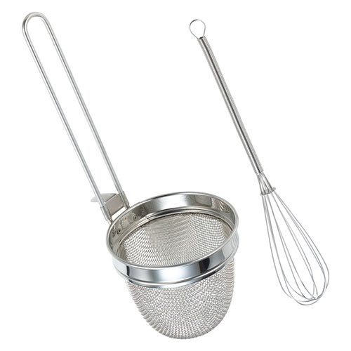 すくってとかせるみそこしセット マドラー(3.5×3.5×21.7cm)・こし器(9.2×9.2×22cm)×各1 ASNK50104820|..