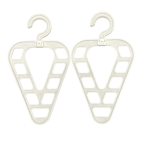 富士商 省スペースV型ハンガー2P 9本のハンガーをキレイに掛けて収納スッキリ 縦のスペースを有効活用 ..