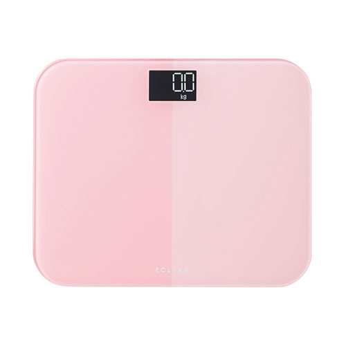 エレコム エクリア 体重計 使いやすさにこだわったデザイン・表示が見やすい黒色背景の液晶デザインを採用 ピンク ASNHCS-S03PN|家電 健康・美容家電 体脂肪計・体重計
