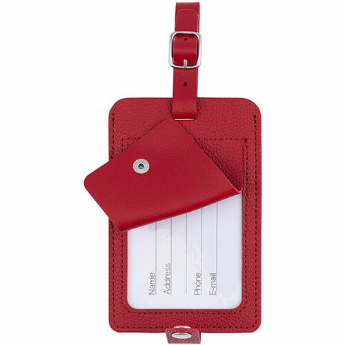 MCO ミニフォトを入れられるネームタグ レッド ASNMBZ-RT01RD|雑貨・ホビー・インテリア 雑貨 雑貨品