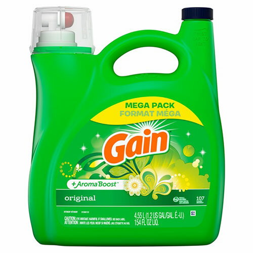 【4本入】 P&G 香りつき洗剤 ゲインリキッド 2X オリジナル4.55L ASNIPG0800X4|雑貨・ホビー・インテリ..