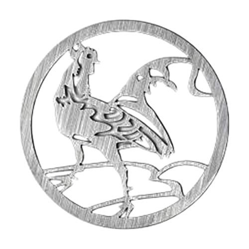 MPT ゴルフマーカー 鳥 若冲 強さと誇りを象徴するモチーフを鋼の輝きで 日本製 ASNMA-GM-TORI|雑貨・..