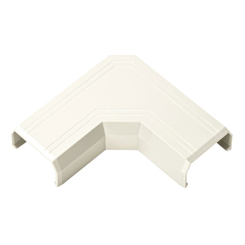 サンワサプライ CA-KK22MW用ケーブルカバー 幅22mm L型 ミルキーホワイト ASNCA-KK22MWL|雑貨・ホビー..