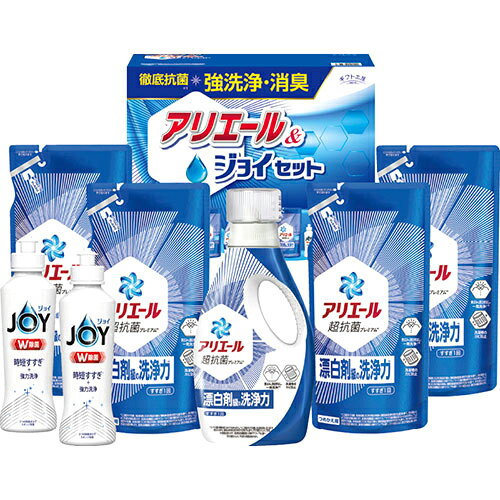 ギフト工房 アリエール&ジョイセット P&Gジェル詰替用(405g)、P&G除菌ジョイ(170ml)、P&Gアリエールジ..