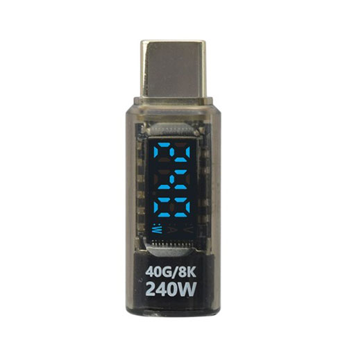 日本トラストテクノロジー USB4対応 TYPE-C 電力ディスプレイ240W スケルトンブラック ASNTCTC-DSP240-SBK|パソコン パソコン周辺機器 コネクタ