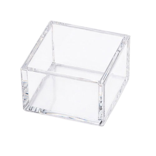 【5個セット】 ヤマコー 用美 業務用 ミニクリア桝 (約4.9×4.9×H4.1cm) クリアー ...