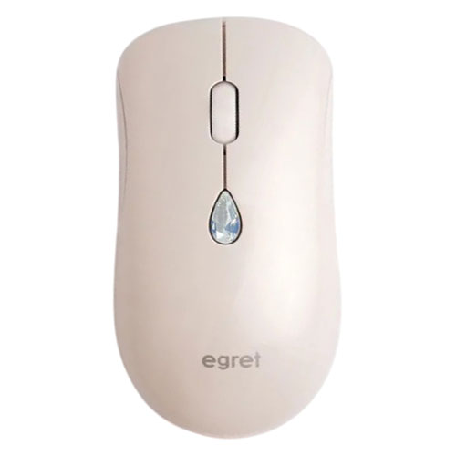 EGRET ワイヤレスジュエリーマウス 誕生月別の人口宝石ボタン 6月 ムーンストーン ASNEM23-SJ-6|パソコン パソコン周辺機器 マウス