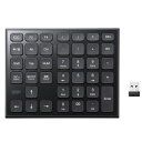 サンワサプライ 表計算ワイヤレステンキー ブラック ASNNT-WL27BK|パソコン パソコン周辺機器 キーボード