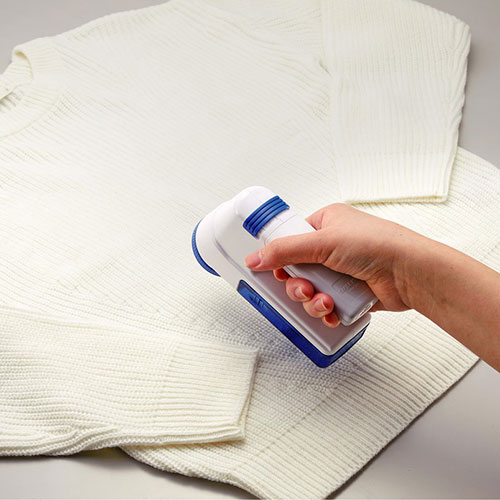 【5セット】 スマイルキッズ 立てて置ける毛だまクリーナー ブルー ASNAKM-3204BLX5|家電 生活家電 その他家電用品