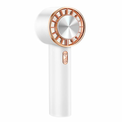 Lazos ハンディファン 冷却プレート付・軽量コンパクト・静音&充電式(ハンディ扇風機/サーキュレーター..