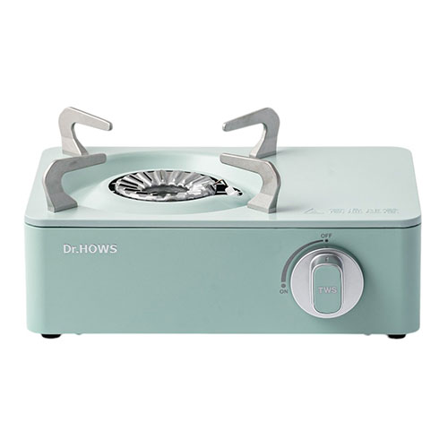 TTS トゥインクル ミニストーブ(カセットミニコンロ) Dr.HOWS公式 コンパクト設計 室内/アウトドア 内炎式バーナー ピスタチオ ASNKTW10200001|家電 キッチン家電 その他調理家電