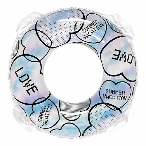 イガラシ プール・海水浴用 浮き輪 ハートライン 80cm すばやく膨らませられる かんたん空気栓 ASNRLD-80L|雑貨・ホビー・インテリア 雑貨 プール・水遊び・水泳・海水浴用品