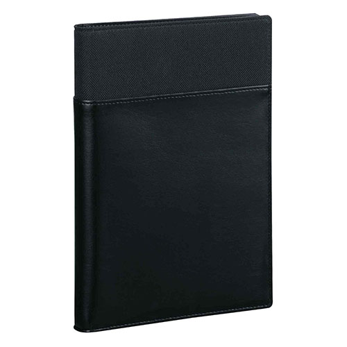 【2冊セット】 レイメイ藤井 リフィルファイル (A5) 15mm 背面ポケット付 ブラック ASNWAF152BX2|雑貨..