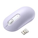 サンワサプライ 静音ワイヤレスマウス パープル ASNMA-WBS327PP|パソコン パソコン周辺機器 マウス(2)