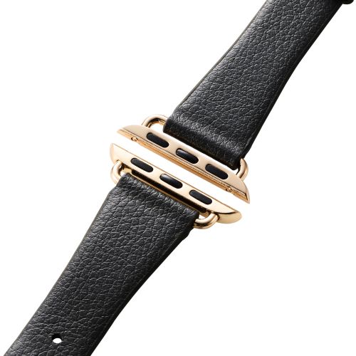 エレコム Apple Watch用 &me ソフトレザーバンド チャコールグレー ASNAW-41BDLJGY|スマートフォン・タブレット・携帯電話 iPhone Apple Watch用アクセサリ