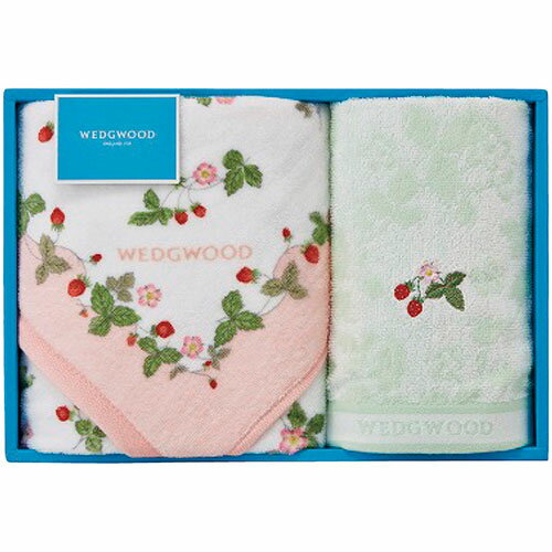 ウェッジウッド ワイルドストロベリー フェイスタオル&ウォッシュタオル ピンク フェイスタオル34×75cm、ウォッシュタオル34×35cm ASNC6049517|雑貨・ホビー・インテリア 雑貨 タオル・バスタオル・フェイスタオル