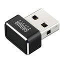 サンワサプライ USB指紋認証リーダー MoC搭載・Windows Hello対応 ブラック ASNFP-RD5|スマートフォン・タブレット・携帯電話 タブレッ...