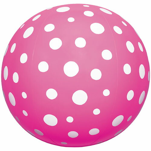 イガラシ プール・海水浴用 ドットボール ピンク 40cm 楽しく遊べるサイズのビーチボール ASNBGP-540PK|雑貨・ホビー・インテリア 雑貨 プール・水遊び・水泳・海水浴用品