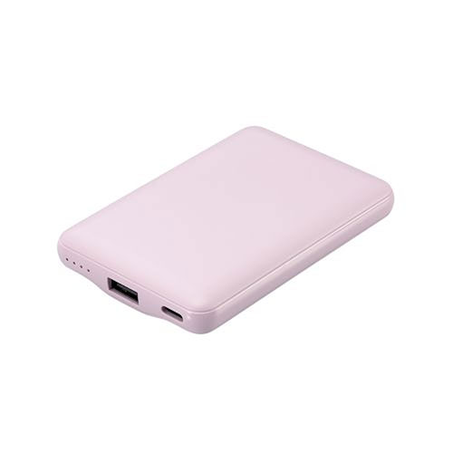 エレコム モバイルバッテリー 5000mAh USB Type-C入出力1ポート USB-A出力1ポート &me ラベンダー ASNDE-C45-5000PU|スマートフォン・タブレット・携帯電話 スマートフォン モバイルバッテリー