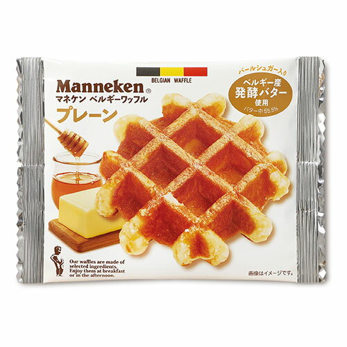 【6個入×10箱】 マネケン Manneken ベルギーワッフル プレーンワッフル ASNAZB15800X60|食品 菓子