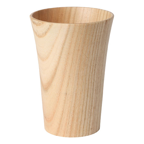 ヤマコー てまひま工房 ナツメの一口 木製カップ ビールの味を引き立てる ナチュラル ASNyamaco86989|..