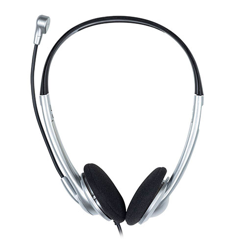 ナカバヤシ 4極 ヘッドセット ASNMHM-STB35SL|パソコン パソコン周辺機器 ヘッドセット