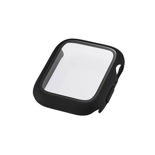 ���쥳�� Apple Watch 44mm �ե륫�С������� �ץ�ߥ��६�饹 ����� ��Ʃ�� �֥�å� ASNAW-25DFCGOBK|���ޡ��ȥե��󡦥��֥�...