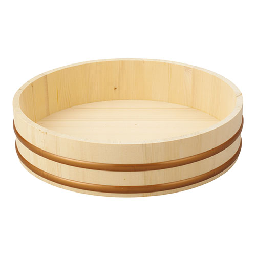 ヤマコー 用美 業務用 天然木寿司飯台(樹脂タガ) φ42 ASNyamaco85409|雑貨・ホビー・インテリア キッチン雑貨 調理器具