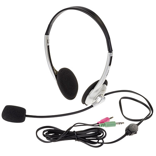 ナカバヤシ ヘッドセット シルバー ASNMHM-S24SL|パソコン パソコン周辺機器 ヘッドセット ナカバヤシ ヘッドセット シルバー ASNMHM-S24SL|パソコン パソコン周辺機器 ヘッドセット