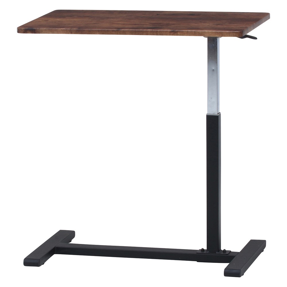 ガス昇降テーブル（隠しキャスター付） ナビア[HJB14656]|インテリア家具 ダイニング・キッチン テーブル リビング リビングテーブル 昇降テーブル ベッド下やソファ下に設置可能 ブラウン・ブラック