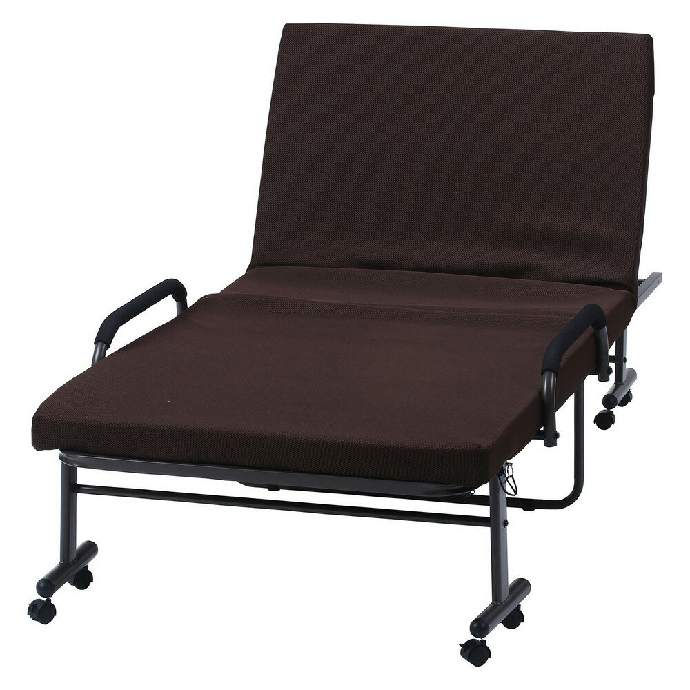 寝具 低反発折りたたみベッドフリーロック42段 高床[HJB14743]|インテリア家具 ベッド・マットレス 折..