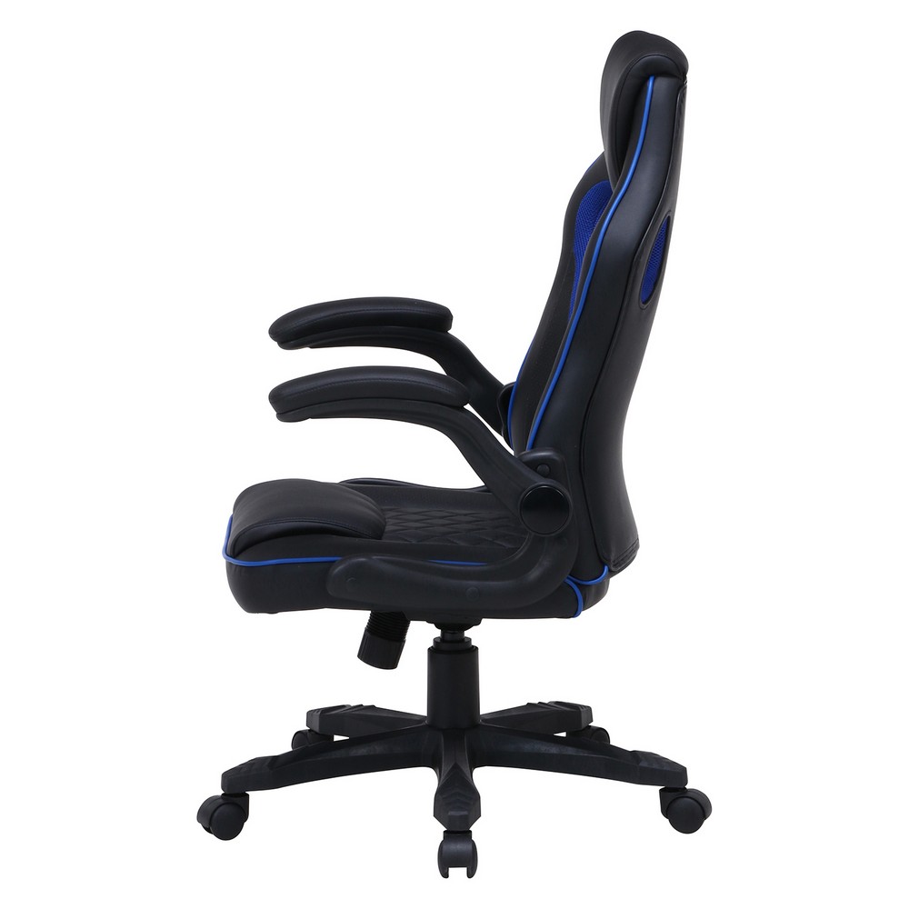 椅子 ゲーミングチェア シグナル ブルー[ HJB15508]| インテリア家具 オフィスチェア オフィス家具 チェア 快適性 耐久性 機能性 リクライニング デスクチェア デザイン性 ホームオフィス [3]