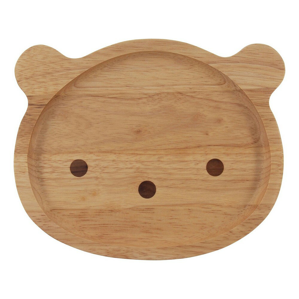 木製食器\\\\\\\\\\\\\\\\\\\\\\\\\\\\\\\\\\\\\\\\\\\\\\\\\\\\\\\\ - 【3個セット】 キッズプレート クマ ボヌール HJB23913]| インテリア雑貨 ダイニング・キッチン テーブルウェア 木製食器 カトラリー 皿 キッチン雑貨 天然木 ナチュラル