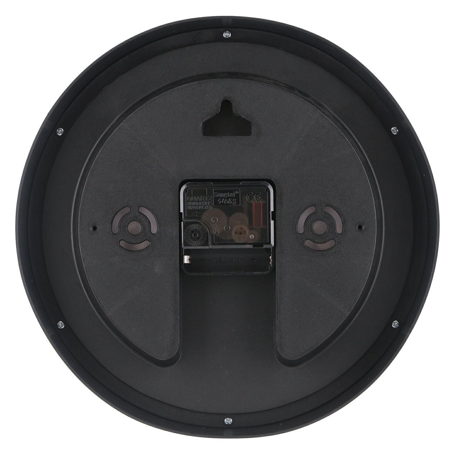 【3個セット】 掛時計 温湿度計付 アーバン 25cm BK[HJB37860]|インテリア雑貨 リビング 掛け時計 時計 書斎・ホームオフィス 寝室・ベッドルーム【多機能掛け時計 アナログ表示掛け時計 温湿度計付き掛け時計 】