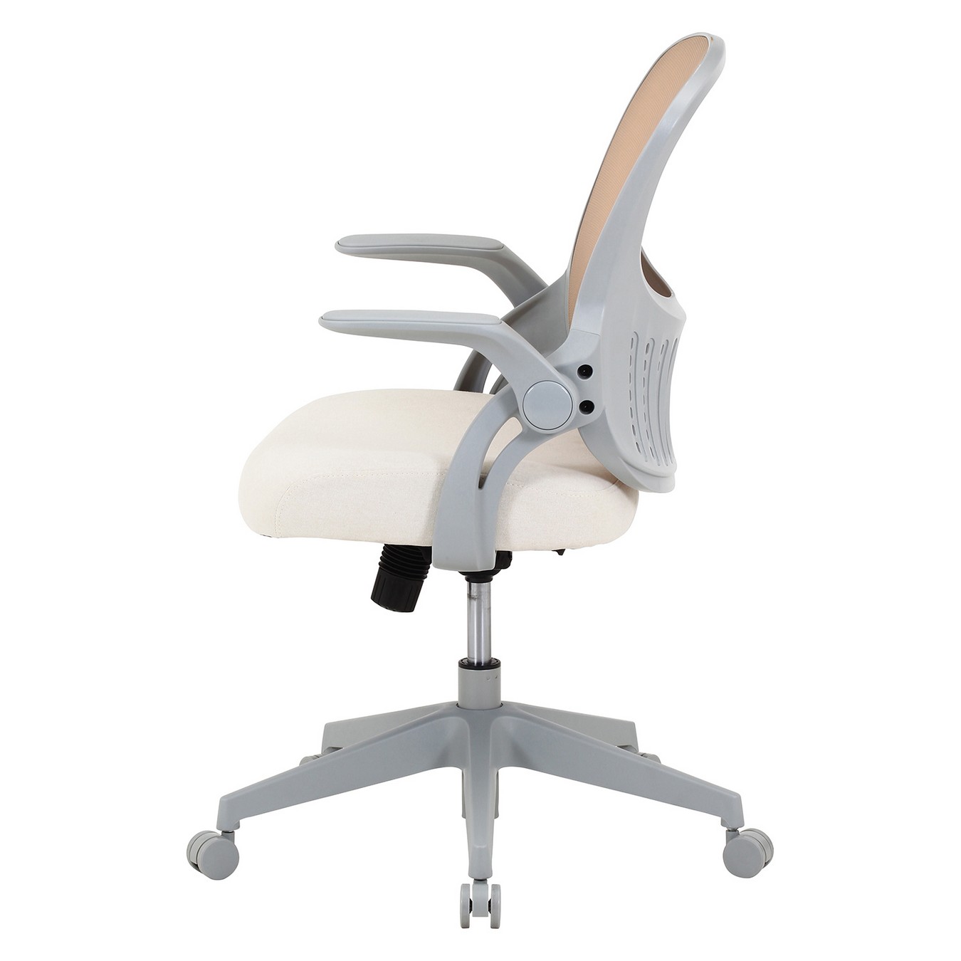 椅子 オフィスチェア パベル BE[HJB37909]|ARview ARview_オフィス家具 インテリア家具 オフィス家具 書斎・ホームオフィス 高さ調節可能な脚部 快適性 耐久性 シンプルデザイン 利便性 ベージュ [3]