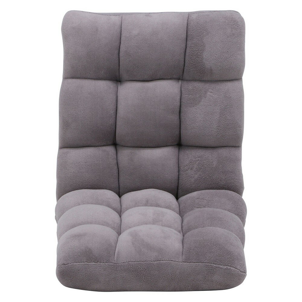 椅子 ふわもこ フロアチェア グレージュ[HJB38148]|インテリア家具 ソファ・座椅子 リビング・フロアソファ 快適性 耐久性 和風 フロアシーティング リビングルーム フロアクッション リラックススペース グレージュ [2]