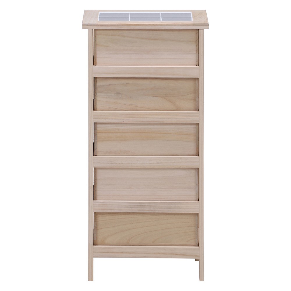 収納家具 桐製 マルチカラフル5段ボックス シンクエ 2[HJB39625]|インテリア家具 ...