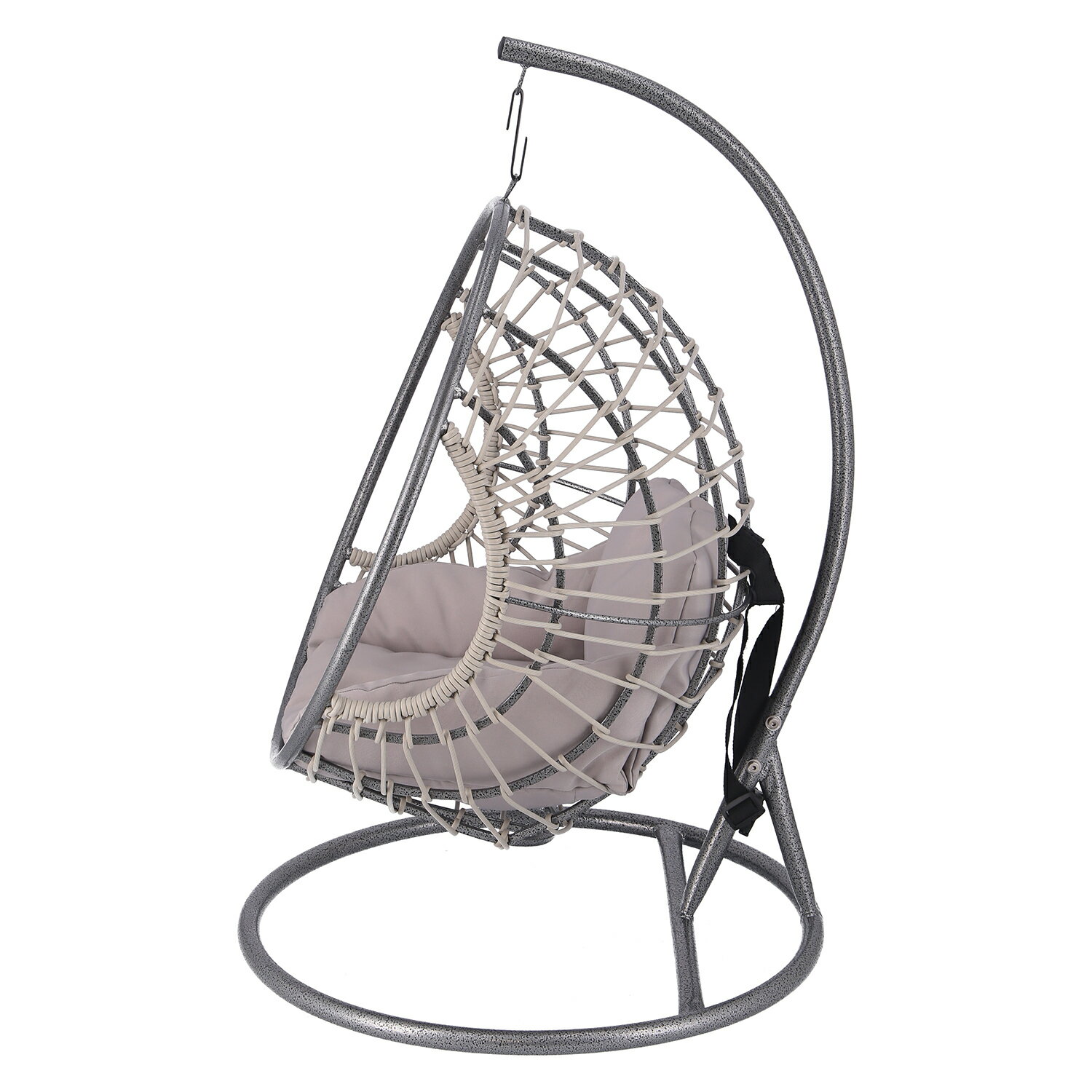 ペット用ハンギングチェア 半円 GY[HJB51739]|インテリア家具 ガーデン&アウトドア...