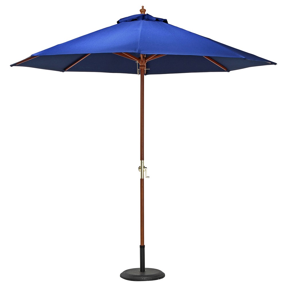 木製パラソル 270cm ネイビー 270NV [HJB60155]| インテリア家具 ガーデン・エクステリア ガーデン・室内ガーデン パラソル・オーニング 傘 ベランダ 軒先 庭 ガーデニング用品