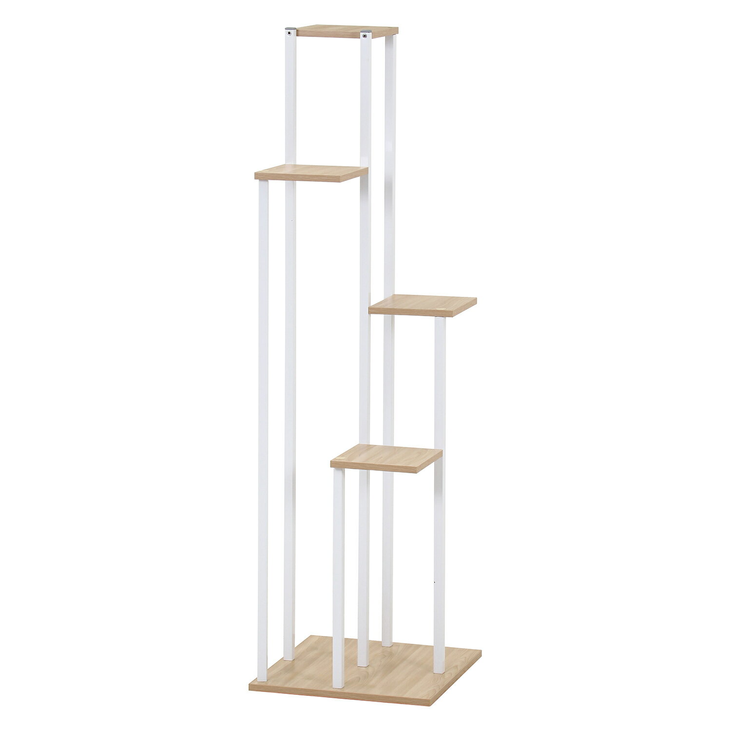 ディスプレイスタンド タワー WH[HJB63762]|インテリアガーデン インテリア雑貨 ガーデン&アウトドアEX..