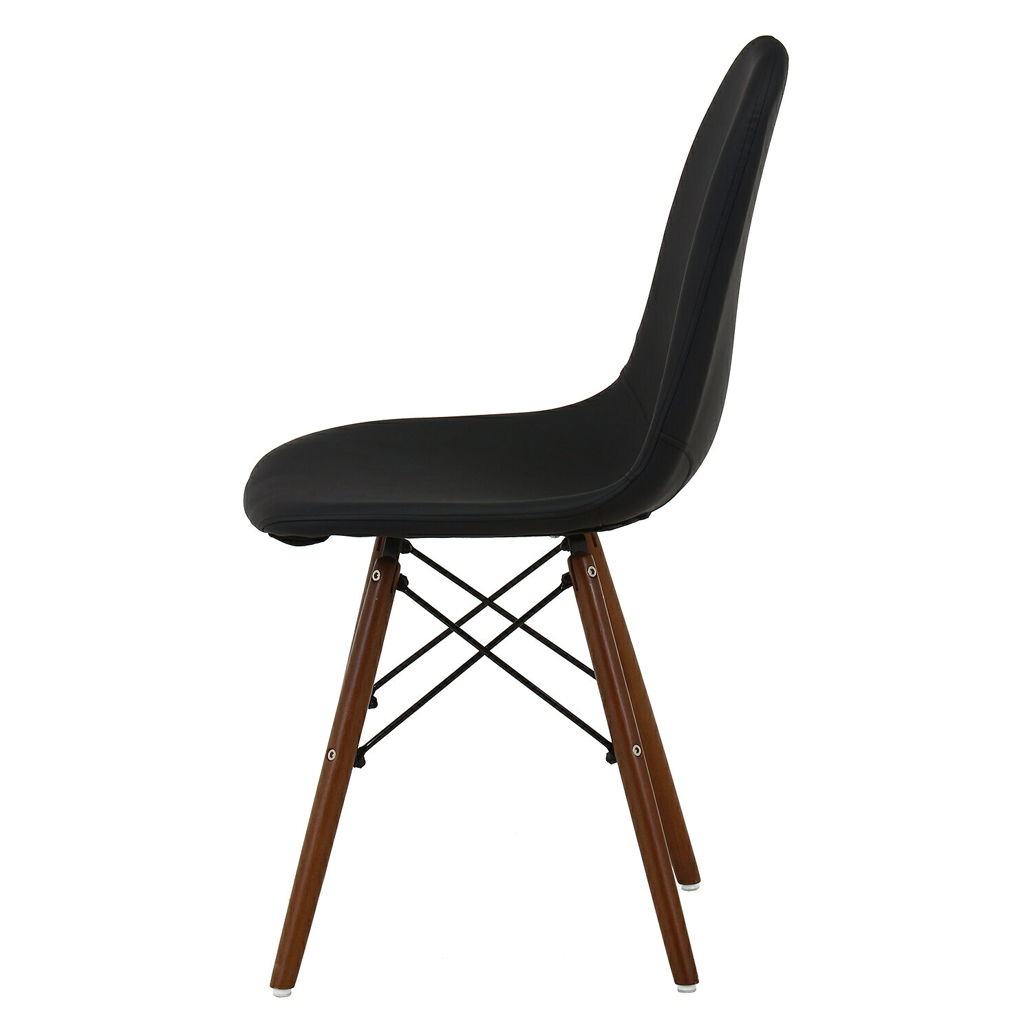 【2個セット】 イームズチェア TPUレザー BK[HJB70949]|ARview インテリア家具 ダイニング・キッチン チェア・イス デザインチェア・スツール リビング【グラフィカルな美しさ 機能的デザイン 耐久性 快適性・機能性 コンパクトチェア 】 [2]