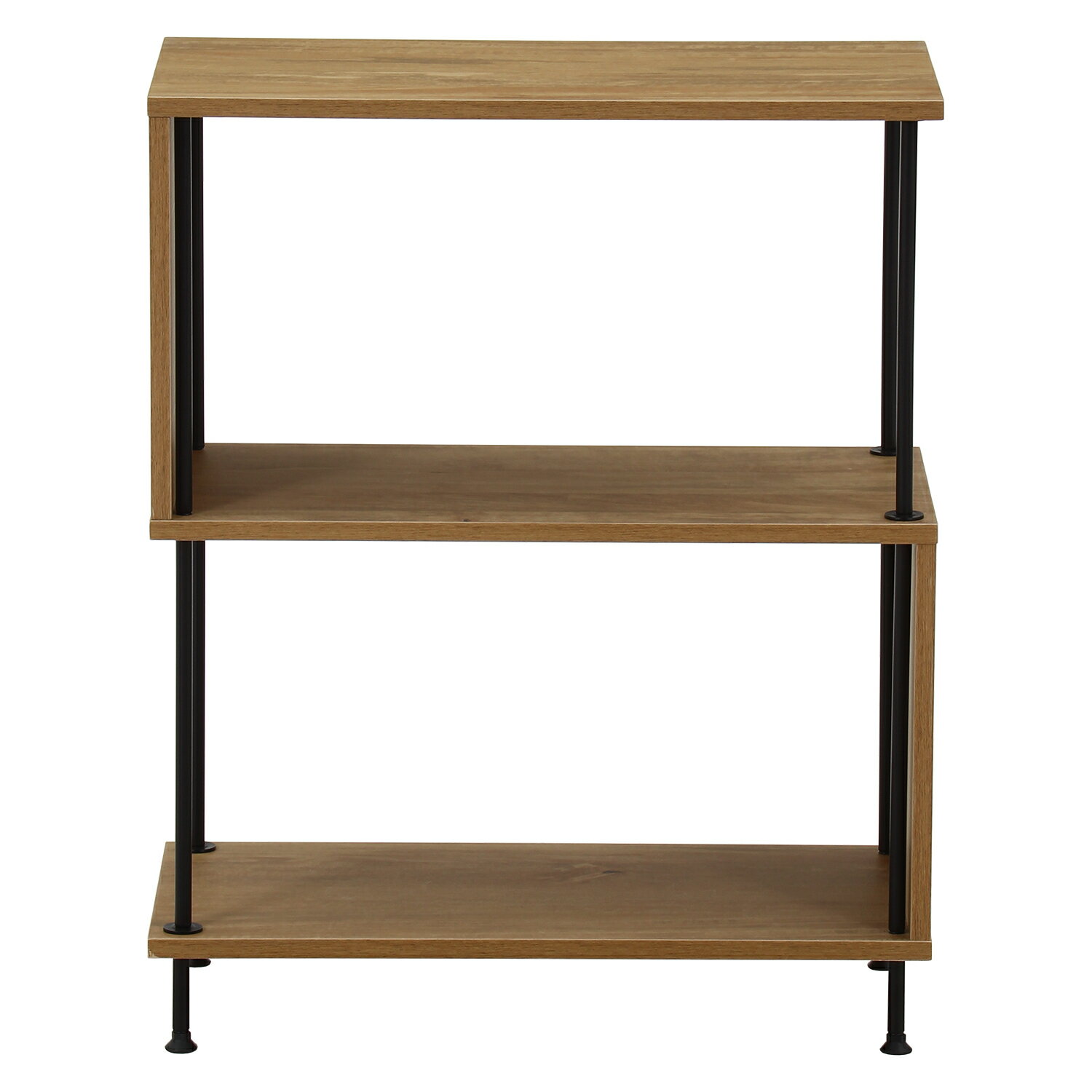 EZBOツイストロックS型ディスプレイラック3段 OAK[HJB71875]|ARview EZBOシリーズ インテリア家具 シリーズ テレビ台・収納 ラック・シェルフ リビング【多用途&実用的 省スペース収納 安定感&耐久性 シンプル&モダン 】 [2]