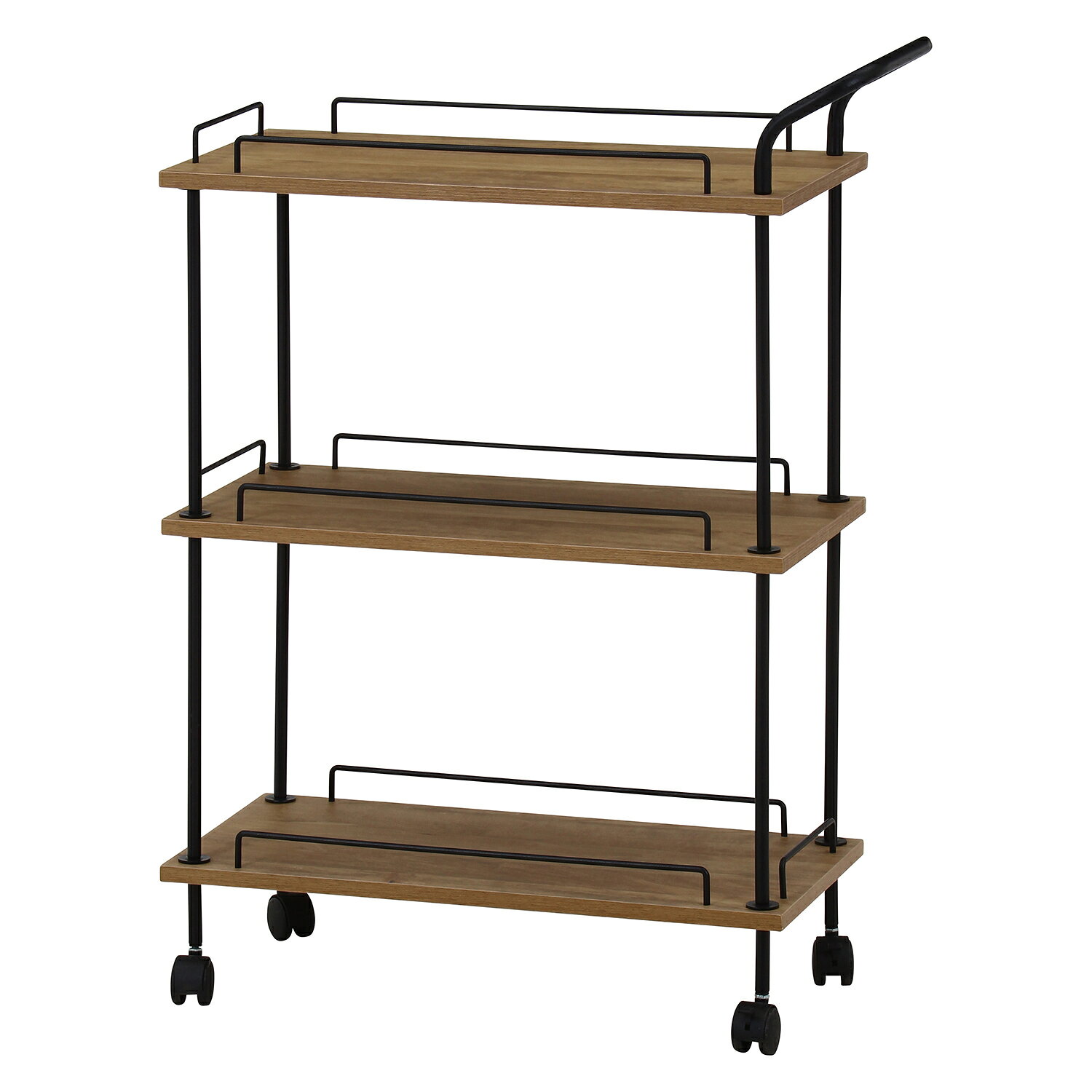 EZBOツイストロック キッチンカート OAK NA|ARview EZBOシリーズ インテリア家具 キッチン収納・キッチンワゴン シリーズ ダイニング・キッチン テレビ台・収納
