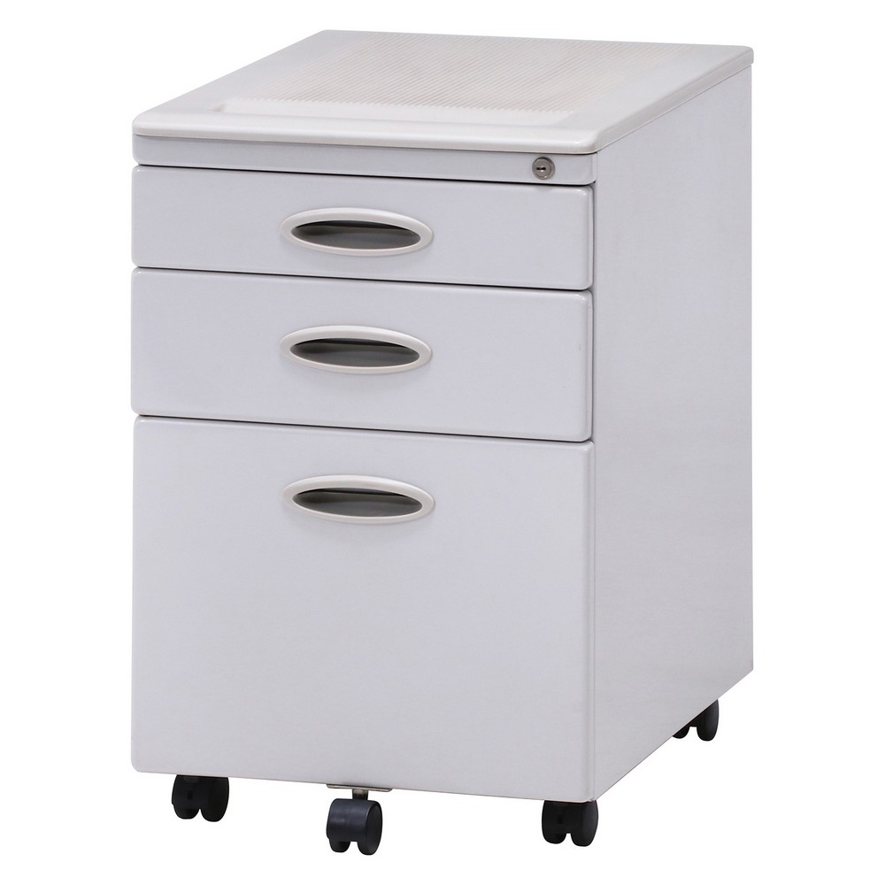 3 Type - 収納家具 インキャビネット CD−865 [HJB74577]| 収納 チェスト袖机 インテリア家具 オフィス家具 キャビネット書斎・ホームオフィス チェスト 収納棚 収納ボックス 利便性 耐久性 インテリアデザイン 機能性 ライトグレー