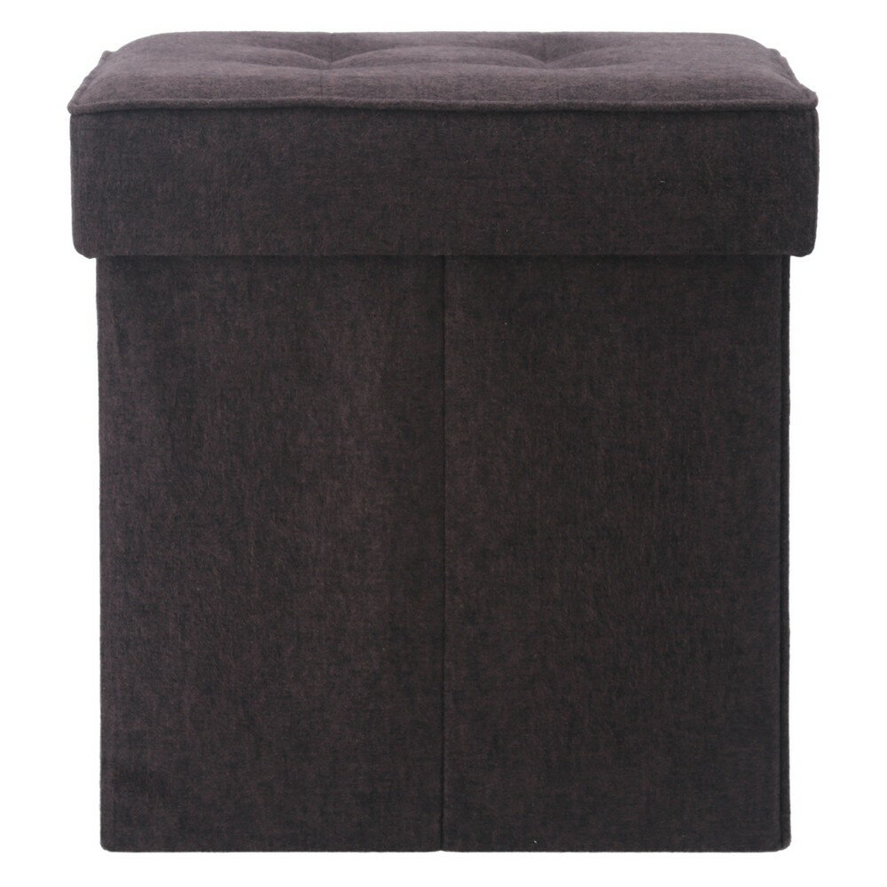 【2個セット】 椅子 スツール ディノ ボックススツール W38 DBR[HJB85847]|インテリア家具 チェア・イス 収納付きスツール コンパクト シンプルデザイン 不織布 インテリアデコレーション ダークブラウン [2]