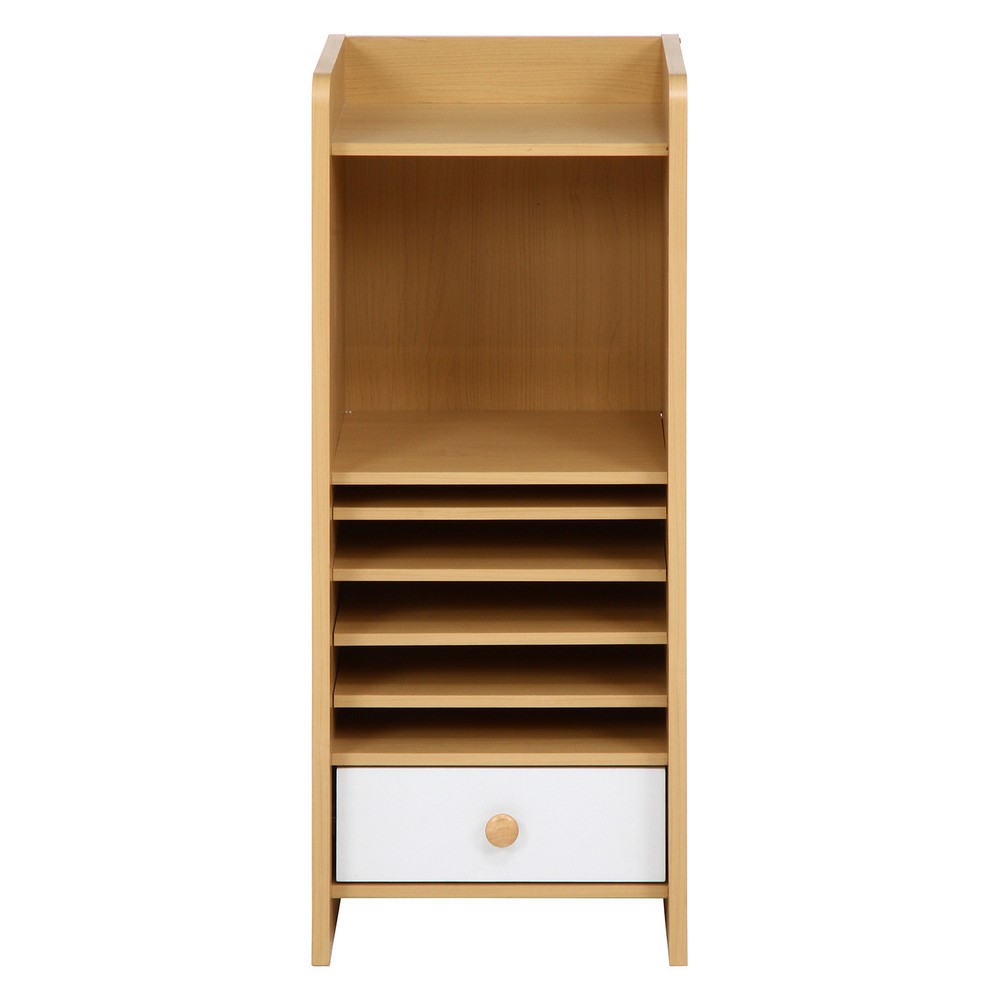 収納家具 NORM リビングラック ハイ NA×WH[HJB97609]|インテリア家具 ベビー&キッズファニチャー リビング 子供部屋・キッズルーム 収納・ランドセル収納 利便性 ラック 耐久性 インテリアデザイン 機能性 ナチュラル [2]