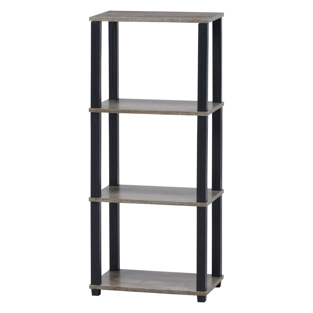 収納家具 フィット 4段ラック NA×BK[HJB99773]|インテリア家具 テレビ台・収納 ラック・シェルフ リビング 収納棚 利便性 オフィス収納 耐久性 インテリアデザイン 機能性 ディスプレイ オフィス家具 ナチュラル×ブラック