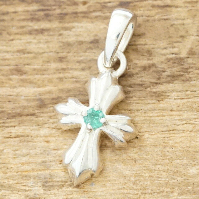 TJK クロス ネックレス シルバー 925 エメラルド 十字架 GOCsd181s/em クロス ネックレス メンズ レディース シルバー 925 エメラルド シンプル 十字架 CHクロス ペンダント ファッション ブランド おしゃれ ハンドメイド ジュエリー