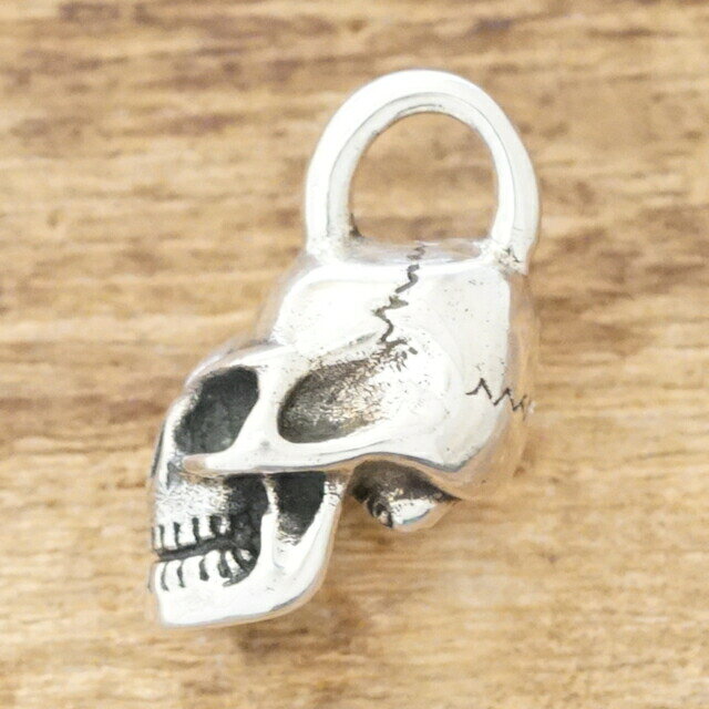 緑花堂ストアのTJK スカル ネックレス ペンダント トップ ヘッド シルバー 925 骸骨 ドクロ[GOCsd199]|スカル ネックレス ペンダント トップ ヘッド シルバー 925 骸骨 ドクロ メンズ　レディース シルバーアクセサリー 銀 銀細工 バイカー ハーレー ロック ビジュアル系｜アングル3